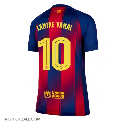 Billige Fotballdrakt Barcelona Lamine Yamal #10 Replika Hjemmedrakt Dame 2025-26 Kortermet Billige Fotballdrakt Barcelona Lamine Yamal #10 Replika Hjemmedrakt Dame 2025-26 Kortermet